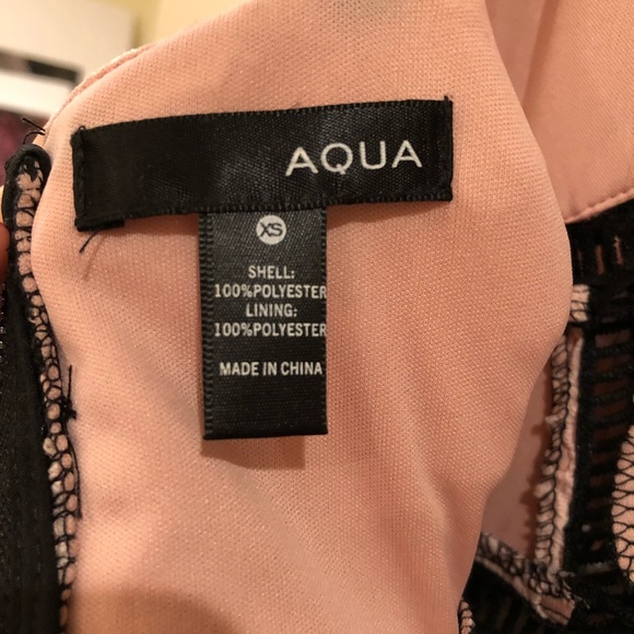 Aqua Brand Pink Lace Dress - Picture 3 of 3